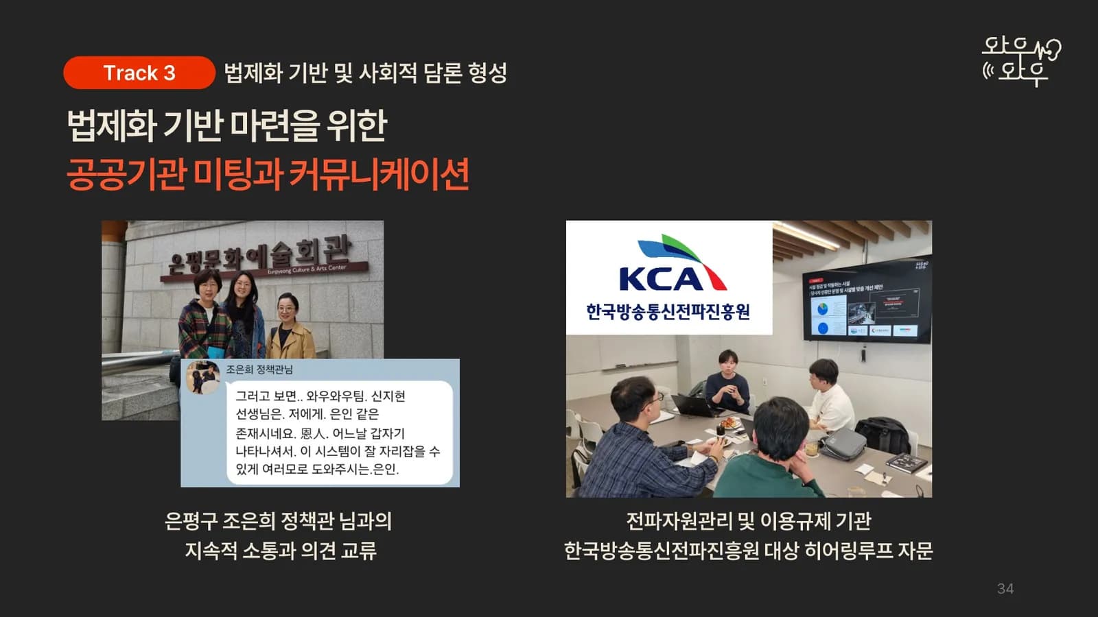 공공기관 미팅과 커뮤니케이션